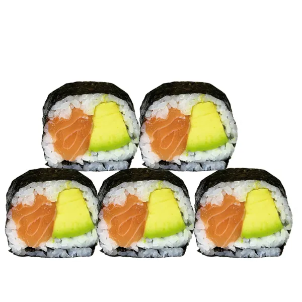 Futomaki Salmón aguacate (5U)