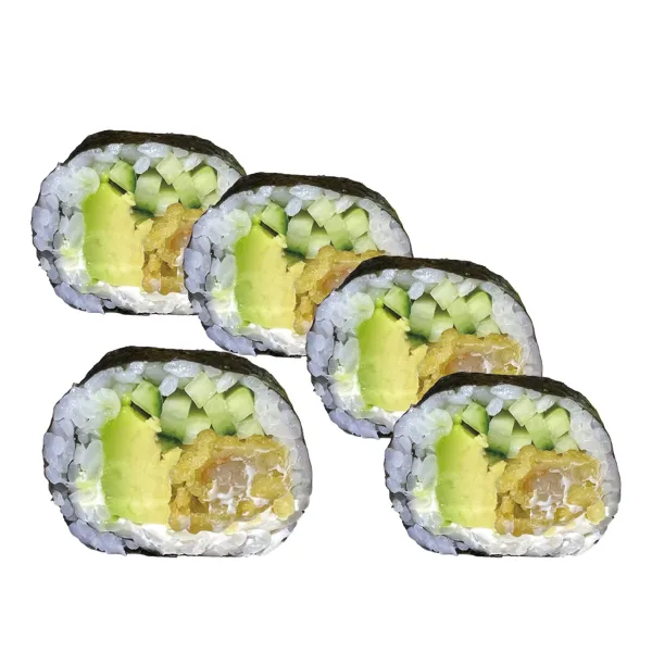 Futomaki Tempura langostino (5U)