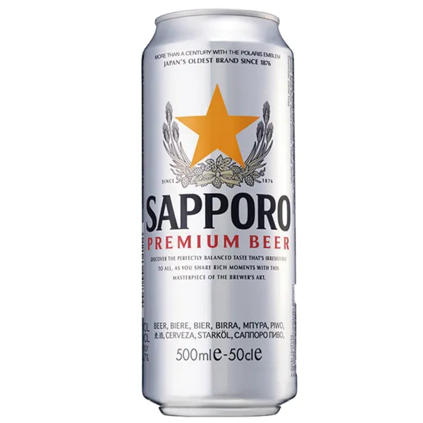 Cerveza Sapporo 0.33L