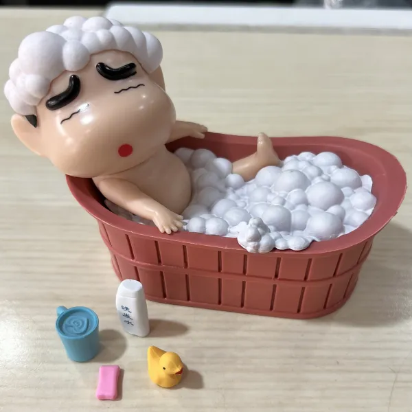 Soporte movil Shinchan en  el Baño